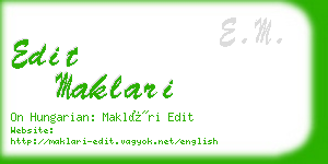 edit maklari business card